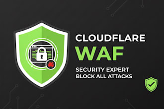 setup cloudflare waf to protect your website