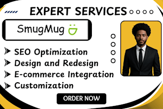 design a professional smugmug photography website that converts