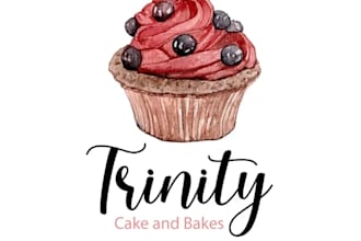 design dessert cookies cake cupcake sweets and bakery logo