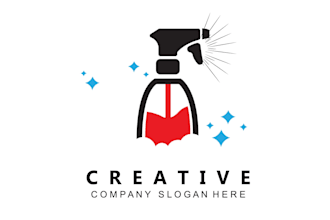 design unique spray logo for you in just 1 day
