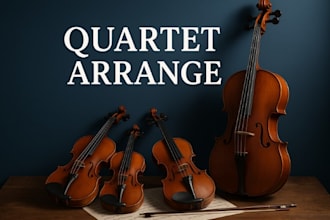 do orchestral string arrangement and string quartet arrangement professionally