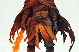 design simple 2d game characters