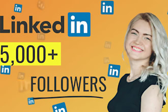 grow your linkedin page and gain 5,000 followers