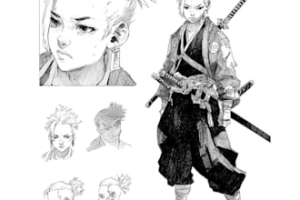 draw a manga character based on your picture
