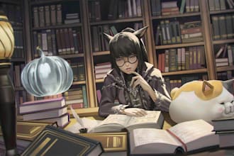 draw anime portrait profile picture, icon, avatar
