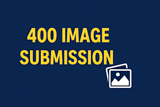 professional 400 image submission service for SEO and online visibility