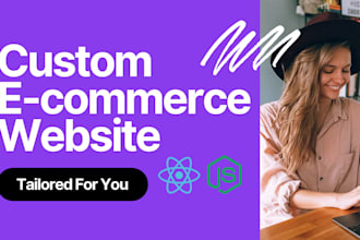 build a custom ecommerce website using react and nodejs