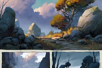 environment concept art landscape design