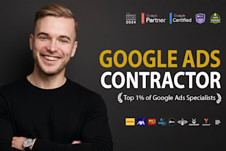 be your high level google ads contractor, PPC manager