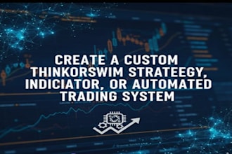 create thinkorswim strategy, thinkscript indicator, or automated trading bot