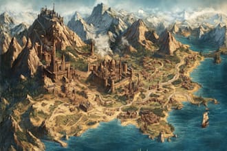 do fantasy map design