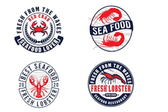 design high quality lobster logo with unlimited revision