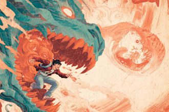 comic book illustration with comic book illustrator