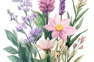 draw a botanical illustration