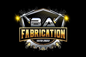 create exclusive and marvelous welding fabrication logo design
