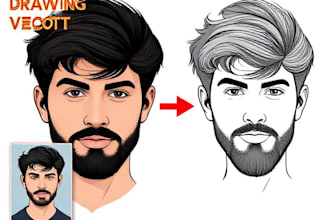 do a vector portrait for you