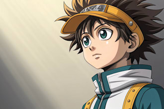 draw character design with anime manga
