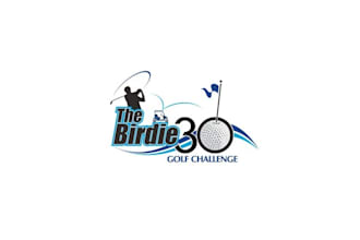 design wonderful crazy golf tournament logo