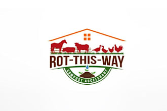 design perfect family farm mascot logo