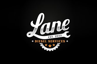 design looking face repair shop logo