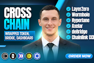build wrapped tokens across chains using layerzero, hyperlane, or wormhole