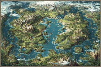 design business vector map of any location
