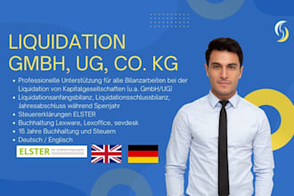 liquidierung ug gmbh eroeffnungsbilanz schlussbilanz loeschung