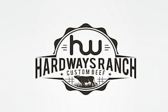 design best quality family ranch logo
