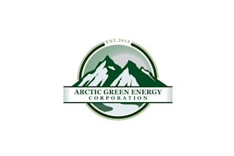 design world class green energy company logo