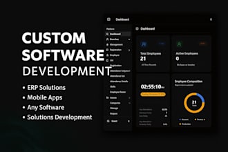 develop enterprise level web, desktop, and mobile systems for your business