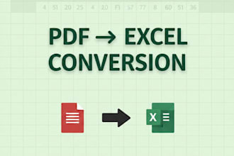 convert PDF to excel with clean formatting