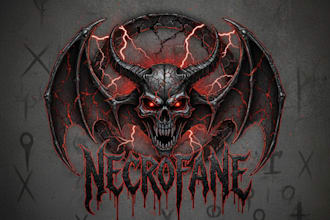 make an evil logo for your band posters