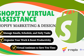 increase your shopify sales as virtual assistant and shopify marketing