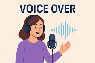 do natural female voice over for ads, reels, narration, and scripts