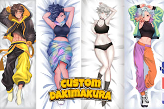 create custom anime dakimakura art