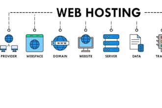 setup web hosting,  email, and server configuration