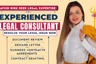 be your lawyer and paralegal for legal document drafting and review