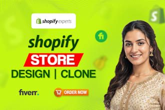 design shopify website, redesign shopify online store, shopify dropshipping shop
