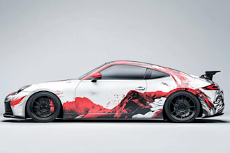 make eye catching your car and vehicle wrap design