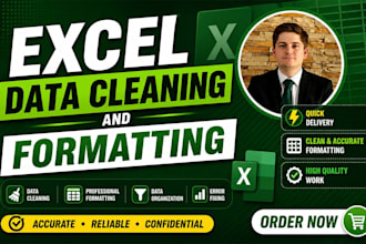 clean, format and merge data in excel and google sheets
