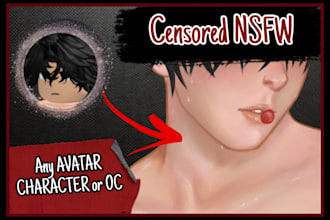 draw your oc or game avatar in cartoon or semi realistic style