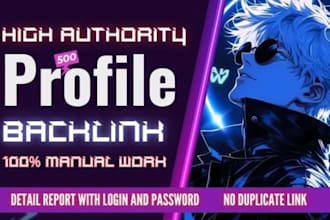 95 social media profile backlinks with high da pa seo linkbuilding