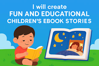 create fun and education childrens ebook stories