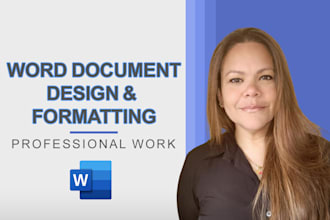 format edit and design microsoft word document