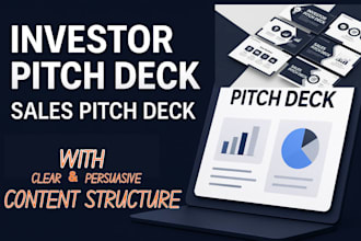design a high converting investor pitch deck and sales presentation
