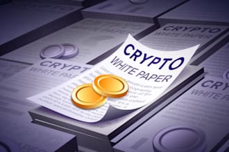 write crypto white paper with tokenomics token writer ico solana meme xrp