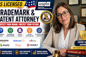be your US trademark and patent attorney for IP protection