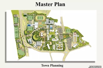 do permit drawings for architectural site plan, master plan and landscape design