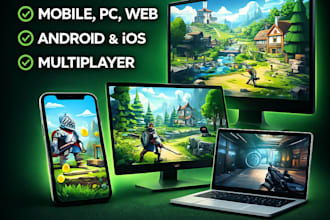 unity 2d game unity 3d game mobile game android game pc game web game developer