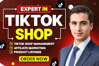 set up your tiktok shop with tiktok product listing, tiktok affiliates, ads